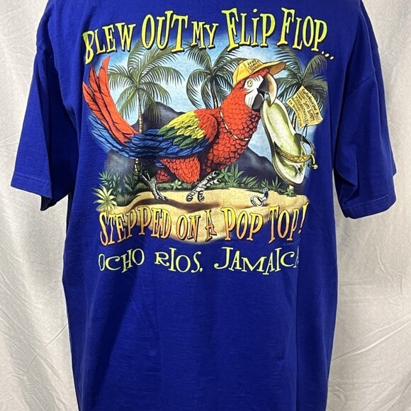 Margaritaville Other - Margaritaville Jimmy Buffett T-Shirt XXL Blue Ocho Rios Jamaica 2002